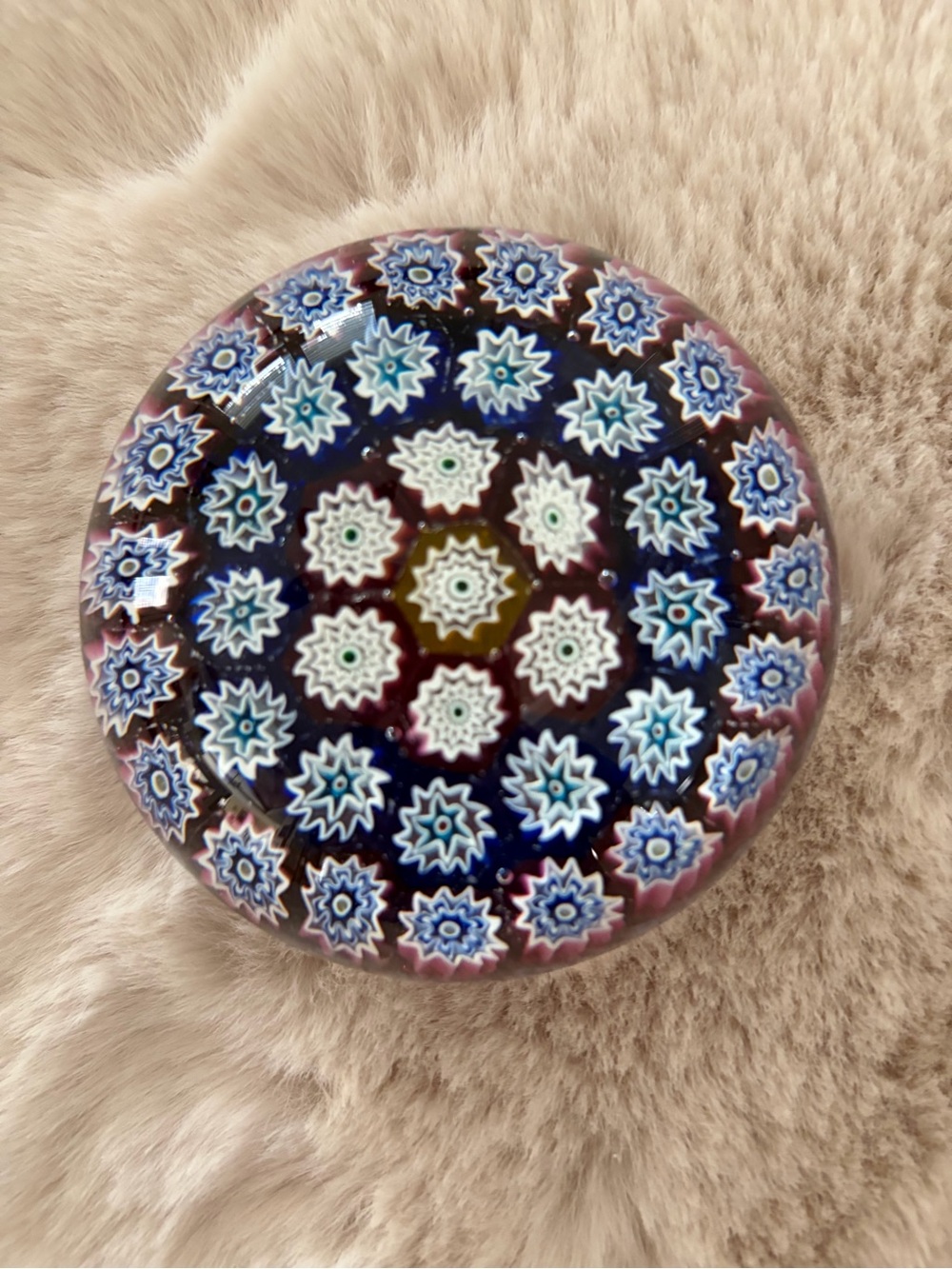 Vintage Murano Millefiori paperweight